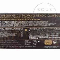 Don Gastronom Pistachio & Marzipan Turron, 200g