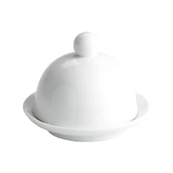 Viejovalle Porcelain Canape Butter Dish, 9cm dia New
