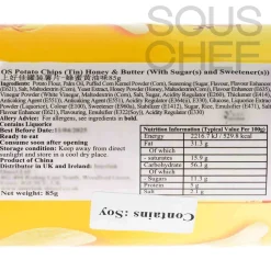 Oishi  Potato Honey & Butter Chips in Tin, 85g