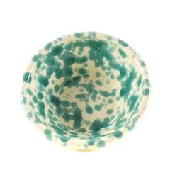 Puglia Handmade Puglia Aquamarine Splatter Bowl, 12cm Discount