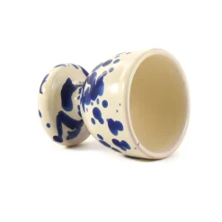 Puglia Handmade Puglia Blue Splatter Egg Cup Clearance