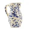 Puglia Handmade Puglia Blue Splatter Pitcher