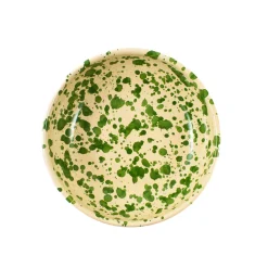 Puglia Handmade Puglia Green Splatter Bowl, 19cm Online
