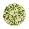 Puglia Handmade Puglia Green Splatter Dinner Plate, 27cm New