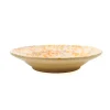 Puglia Handmade Puglia Lilac and Yellow Splatter Pasta Bowl, 29cm Discount