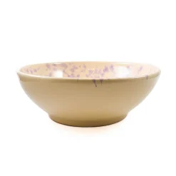 Puglia Handmade Puglia Lilac Splatter Large Salad Bowl, 28cm Discount