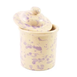Puglia Handmade Puglia Lilac Splatter Storage Jar, 15cm
