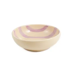 Puglia Handmade Puglia Lilac Stripe Bowl, 19cm Hot