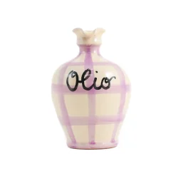 Puglia Handmade Puglia Lilac Stripe Oil Bottle, 250ml Outlet