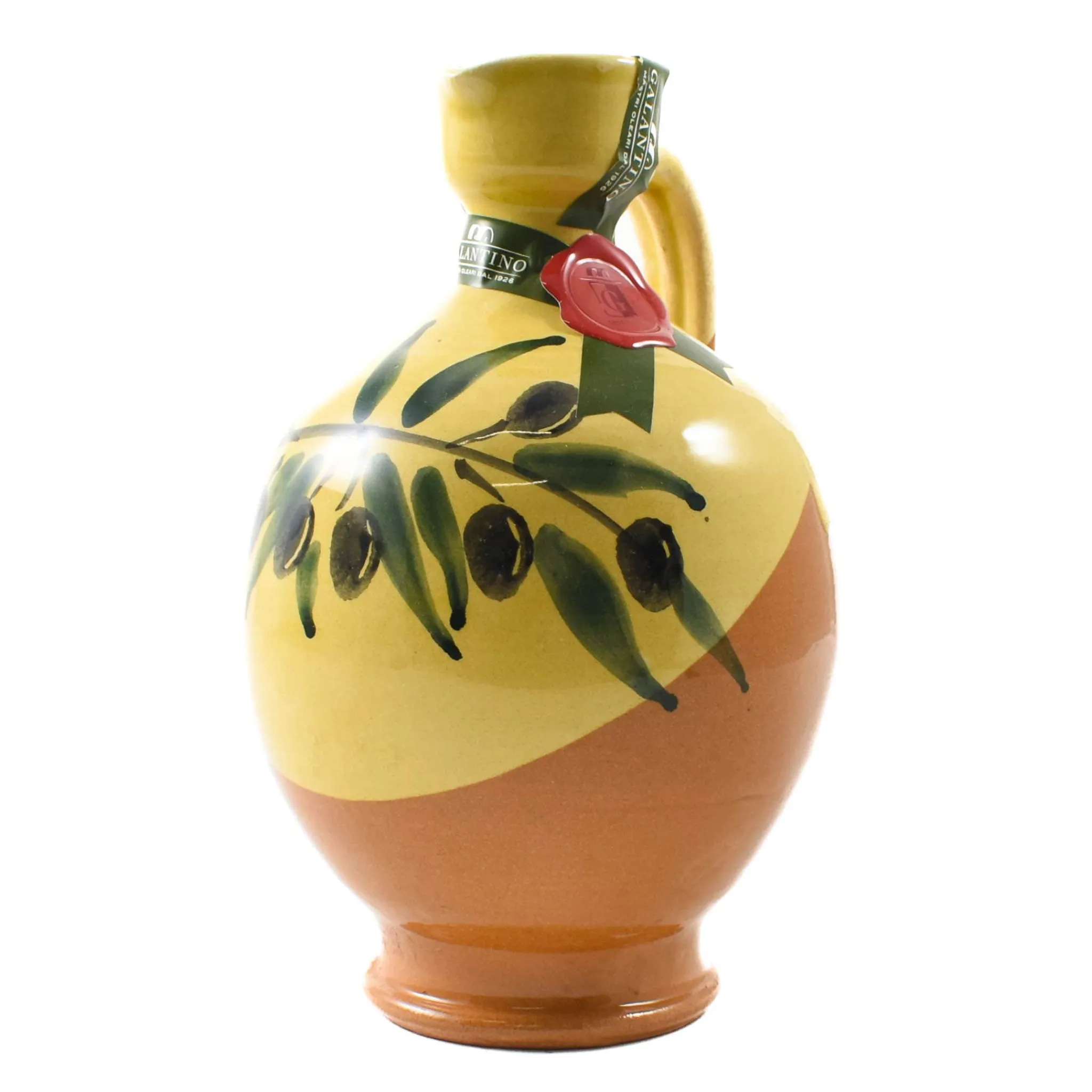 Galantino Puglian Extra Virgin Olive Oil in Brown Amphora Bottle, 500ml Hot