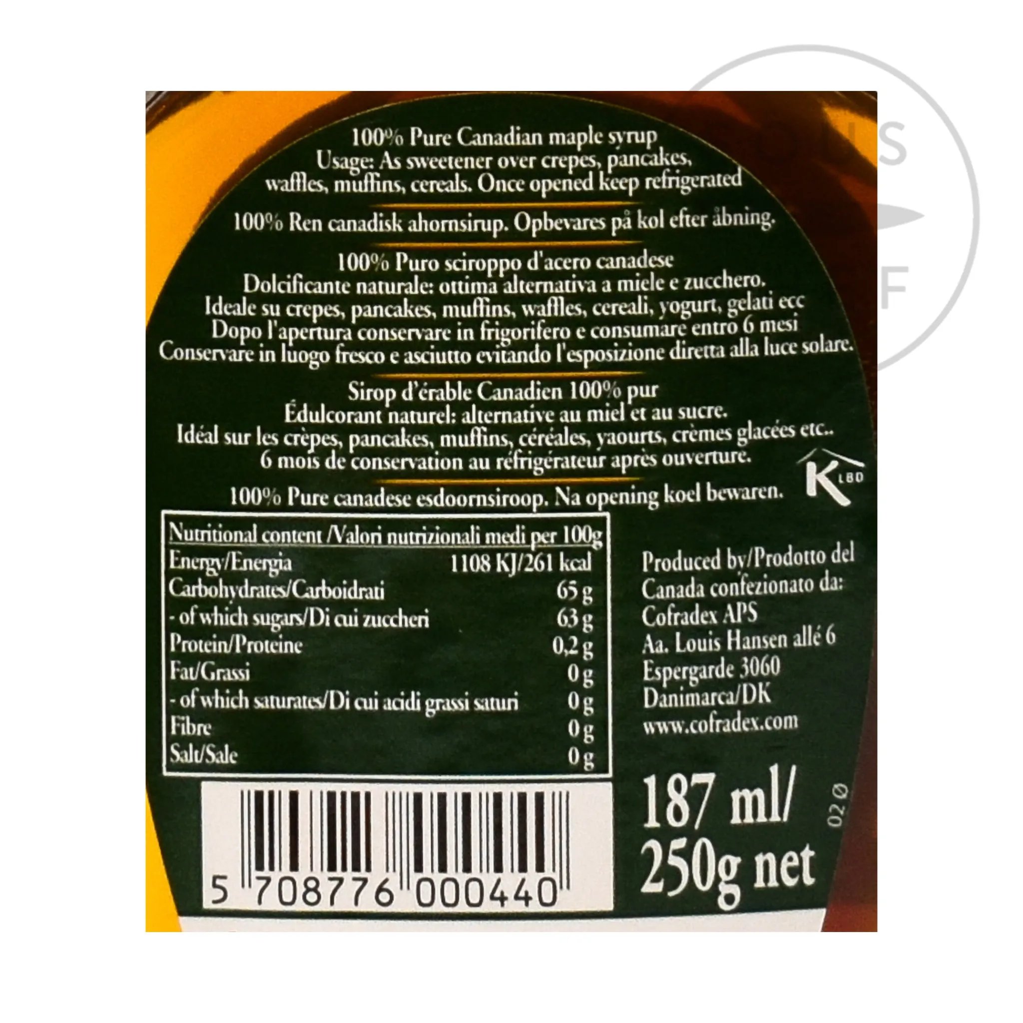 Vertmont Pure Maple Syrup, 187ml Discount