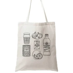 Quite Nice Clothing Hummus Organic Cotton Tote Bag Clearance