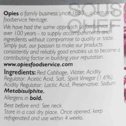 Opies Red Cabbage in Vinegar, 2.35kg Sale