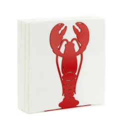 Balvi Red Lobster Metal Napkin Holder Hot