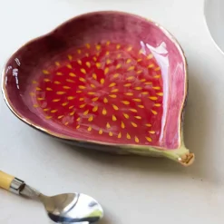 Rockett St George Fig Bowl with Gold Detail, 16x19cm Hot
