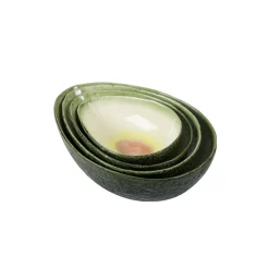 Rockett St George Set of 4 Avocado Nesting Bowls