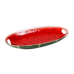 Rockett St George Watermelon Serving Plate, 36.5x18cm Discount