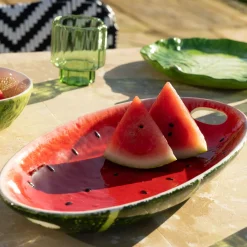Rockett St George Watermelon Serving Plate, 36.5x18cm Discount