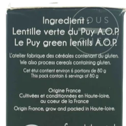 Sabarot AOP Green Puy Lentils, 500g Sale