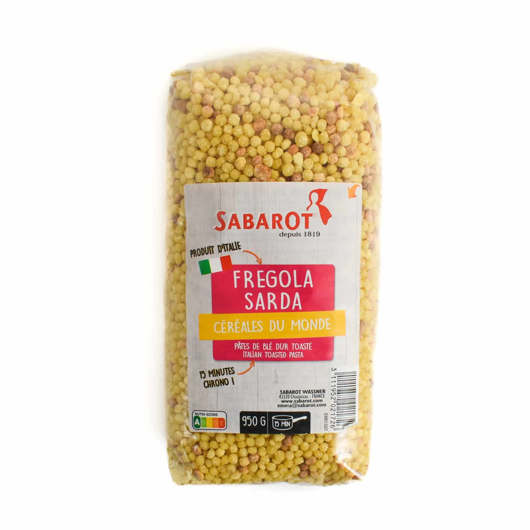 Sabarot Fregola Sarda, 950g Hot