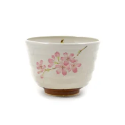 Kiji Stoneware & Ceramics Sakura Blossom Matcha Bowl, 12.8cm Hot