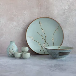 Kiji Stoneware & Ceramics Sakura Rice Bowl, 12.8cm Clearance