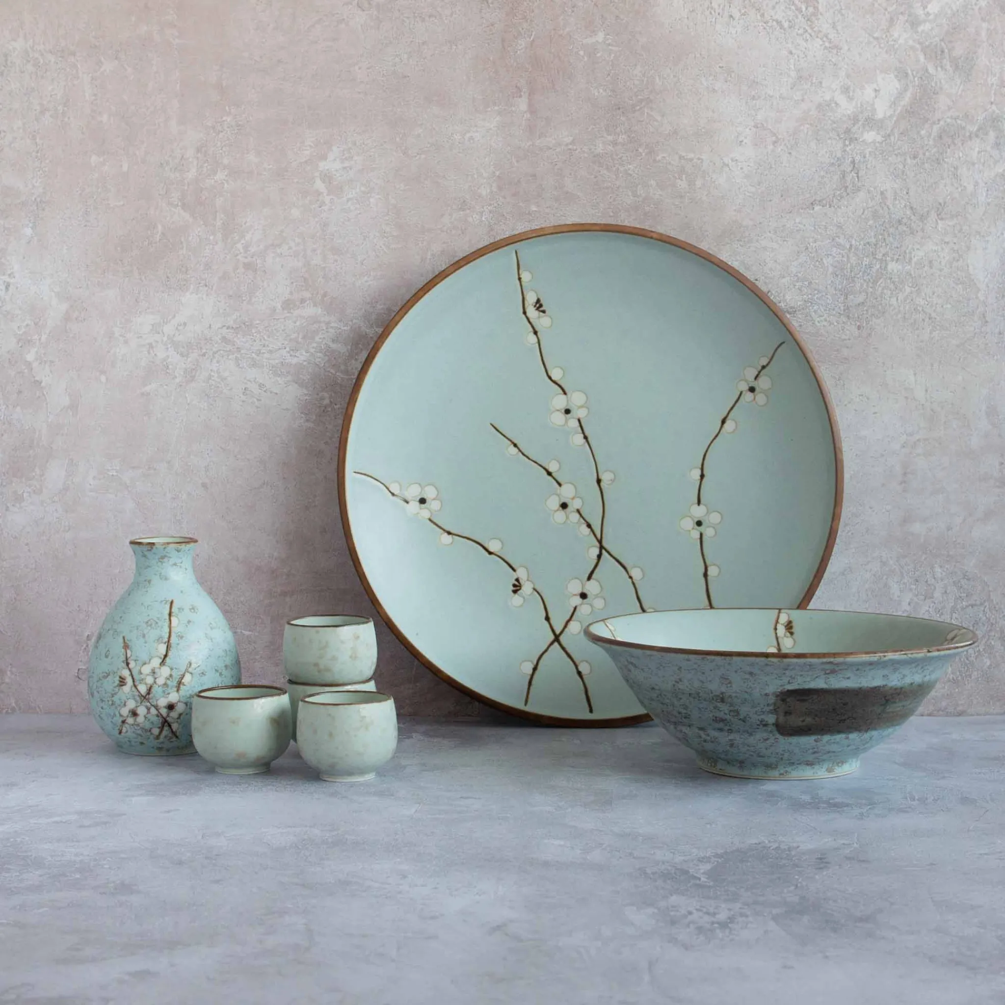 Kiji Stoneware & Ceramics Sakura Serving Platter Clearance