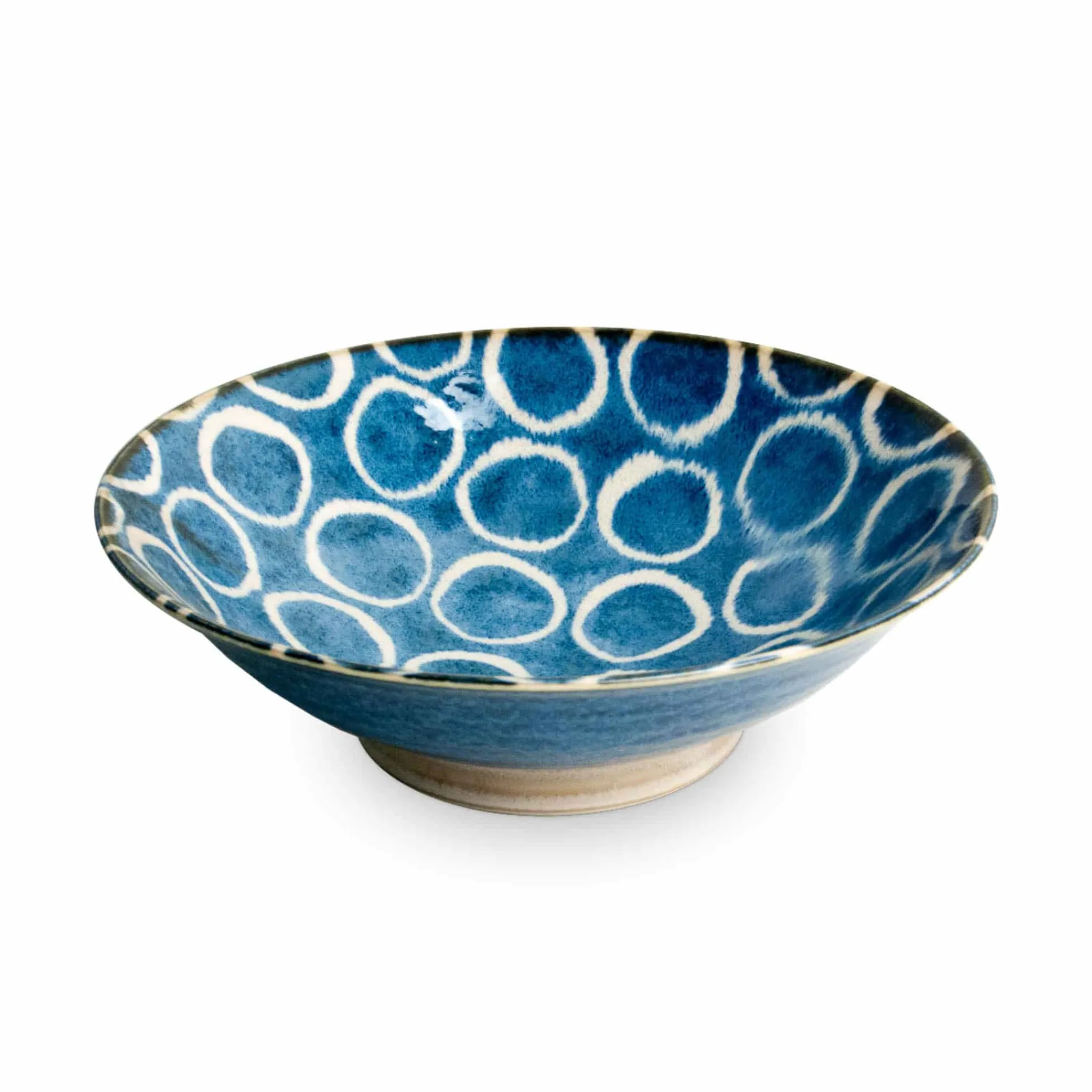 Kiji Stoneware & Ceramics Sakuru Shallow Bowl Blue, 24cm Discount