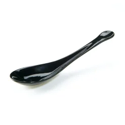 Sarah Petherick Black Horn Yushi Shikoku Soup Spoon, 16cm New