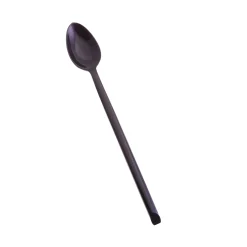 Sarah Petherick Black Horn Kitami Long Dessert Spoon, 20cm Hot