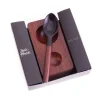 Sarah Petherick Rosewood Egg Cup with Black Horn Egg Spoon Hot