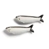 &Klevering Sardine Salt and Pepper Shakers Hot