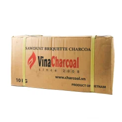 Vina Charcoal Sawdust Briquette Binchotan Charcoal, 10kg