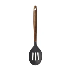 Scanpan Carbonized Ash & Silicone Slotted Spoon, 31cm Sale