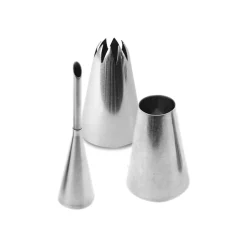 Carambelle Scrap Cooking Set of 3 Stainless Steel Choux Piping Nozzles Best