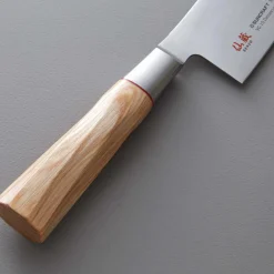 Suncraft Senzo Twist Damascus Steel VG10 Core Small Santoku Knife, 14.3cm Online