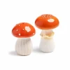 &Klevering Set of 2 Mushroom Salt and Pepper Shakers Best