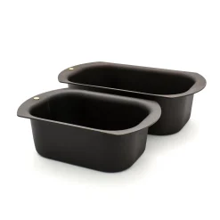 Netherton Foundry Set of 2 Spun Iron Loaf Tins