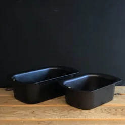 Netherton Foundry Set of 2 Spun Iron Loaf Tins
