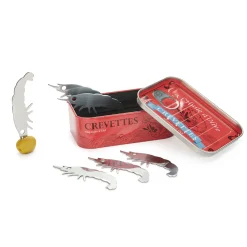 Balvi Set of 6 Prawn Snacking Forks in a Tin Best
