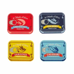 Balvi Set of 4 Sea Food Design Coasters