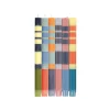 British Colour Standard Set of 6 Striped Dinner Candles - Warm Tones, Multicolour Outlet