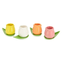 Balvi Set of 4 Tulip Espresso Cups, 100ml Clearance