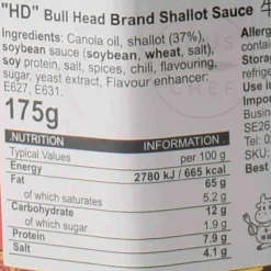 Bull Head Shallot Sauce, 175g Sale