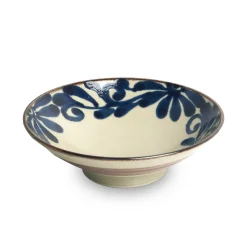 Kiji Stoneware & Ceramics Shibuki Shallow Bowl, Blue, 24cm Online