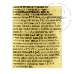 Alpenzu Short Dated Fondue With Fontina PDO Cheese, 230g Hot