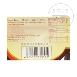 Sichuan Gao Fu Ji Food Co Sichuan Facing Heaven Chillies, 200g Clearance