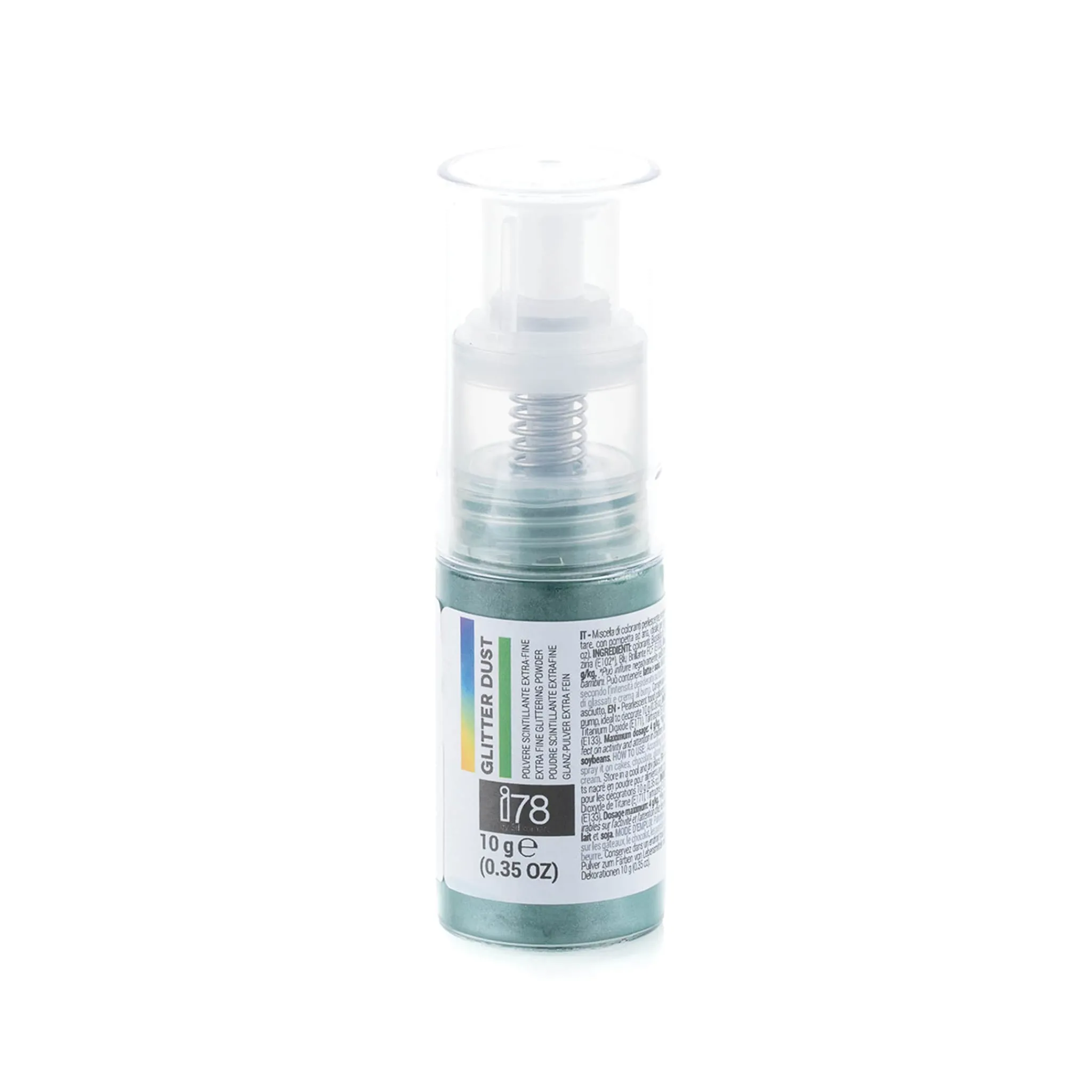 Silikomart Green Glitter Dust Spray, 10g Outlet