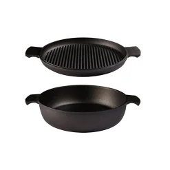 Skeppshult Cast Iron Combo Dutch Oven with Frying Pan Lid, 27cm Sale