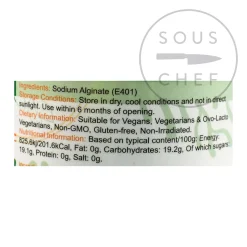 Special Ingredients Sodium Alginate, 100g Online